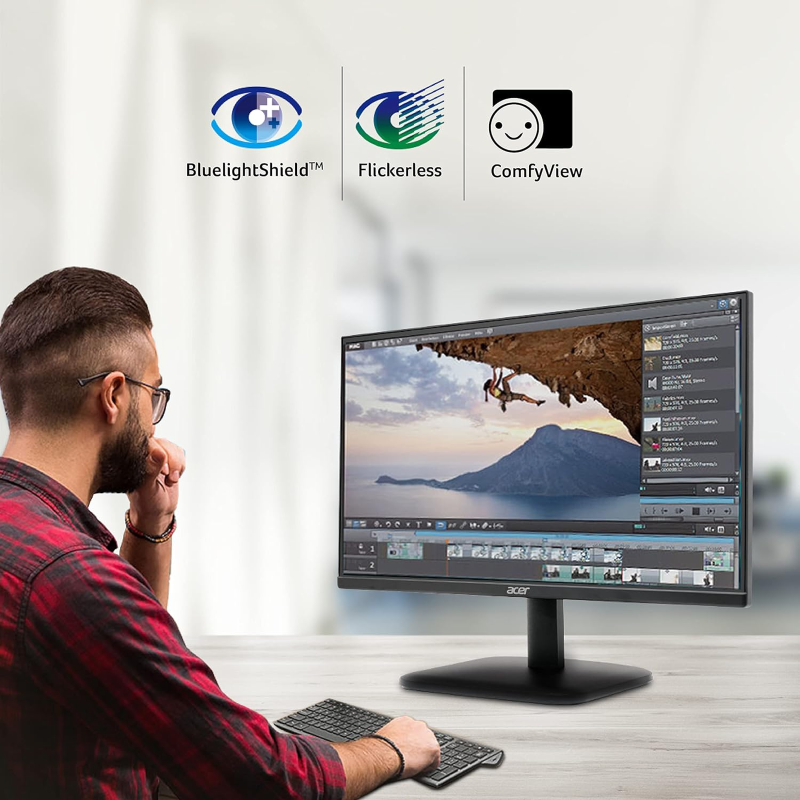 Buy acer EK240Y 60.45 cm (23.8 inch) Full HD IPS Panel LCD